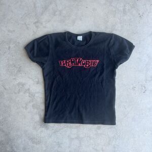 Vintage 1990s RIOT GRRRL Bratmobile Feminist Punk Zine Crop Shirt Rare M women’s